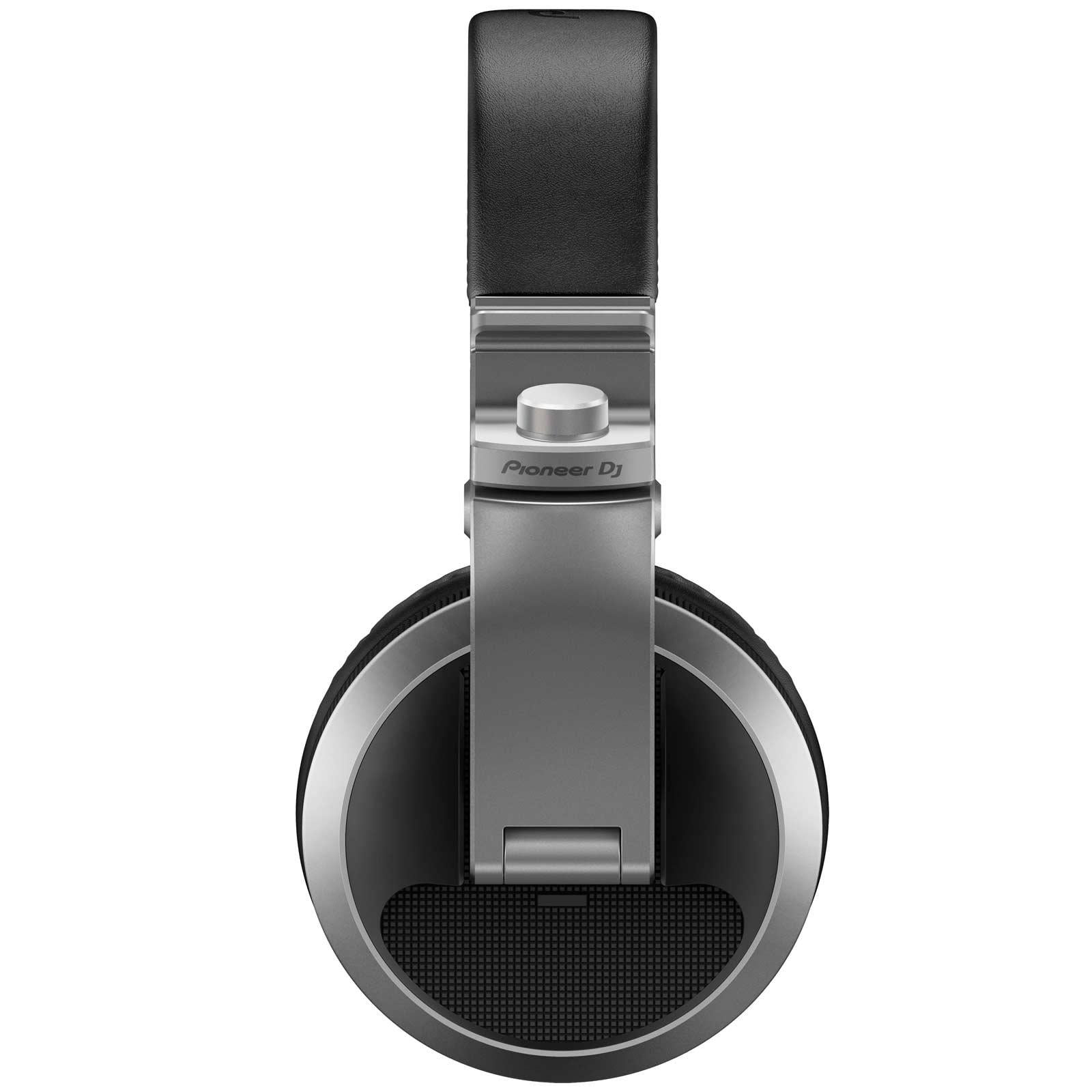Pioneer DJ HDJ-X5 Over-ear Silver DJ Headphones with Headphone Gear Bag  Package