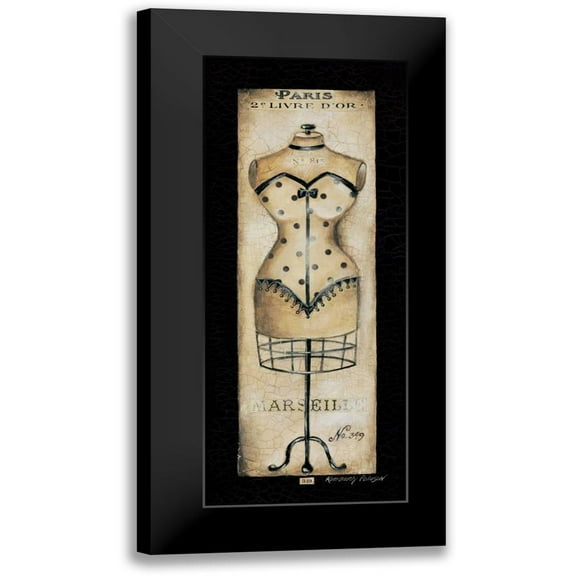 Poloson, Kimberly 8x14 Black Modern Framed Museum Art Print Titled - Paris No. 349