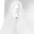 thumbnail image 5 of 14K White Gold Round Diamond Cluster Studs 10.25mm Screw Back Earrings 1 Ct., 5 of 5