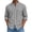 Mens Shirts Dark Gray, variant on Hawaiian Beach Shirt for Men Button Long Sleeve with Pockets Loose Casual Vacation Tops Tee Dad Gifts