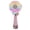 Pink, variant on Lollipop Electric Bubble Wand with Portable Handheld Fan & LED Lights, Type-C Rechargeable Automatic Bubble Machine, 2-in-1 Summer Outdoor Birthday Party Favors