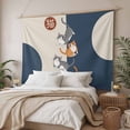 thumbnail image 3 of Japanese Cute Cats Small Tapestry for Bedroom Wall Hanging Tapestry, Harmony Cartoon Kitty Ceiling Backdrop Tapestries Poster Blanket Wall Decor for Teens Room Living Room Dorm 23" x 28", 3 of 8