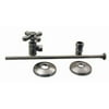 Belle Foret BFNTLTS01SN Universal Toilet Supply Kit in Satin Nickel
