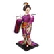thumbnail image 1 of Estatua de geisha japonesa, escultura oriental antigua de kabuki, figura en miniatura R1204, 1 of 9