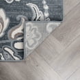 thumbnail image 6 of Madison Transitional 2' x 10' Dark Gray and Cream Polypropylene Indoor Area Rug, 6 of 10