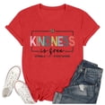 thumbnail image 5 of Kindness Graphic Tees for Women 2026 Summer Casual Short Sleeve Crewneck T Shirts, 5 of 5