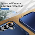 thumbnail image 3 of for Samsung Galaxy S24 FE Case, Slim Fit Military Grade Drop Tested Dual Layer Shockproof Case with 360 Ring Holder Kickstand Protective Rugged Car Magnetic Non-Slip Phone Case,Blue, 3 of 10