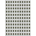 thumbnail image 1 of Ahgly Company Indoor Rectangle Patterned Off-White Novelty Area Rugs, 5' x 7', 1 of 6