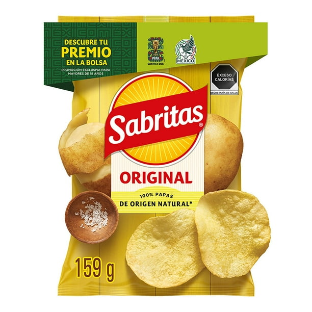 Papas fritas Sabritas sal 159g | Walmart en línea