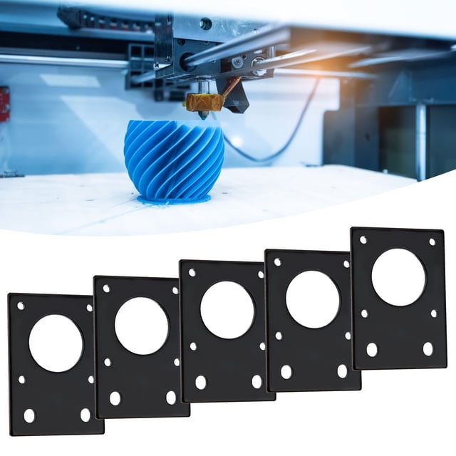 Plate 5Pcs 42 Stepper Motor Mounting Plate 3D Printer Fixed Bracket for 2020 2040 Aluminum