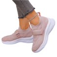thumbnail image 2 of Willtoo Rhinestone Knit Belt Sneakers for Women, Sparkly Bling Wedding Dressy Chunky Tennis Shoes Fashion Sequin Wedge Sneaker, 2 of 5