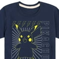 thumbnail image 3 of Pokémon - Pikachu Checkered - Youth Short Sleeve Graphic T- Shirt, 3 of 5