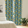 thumbnail image 2 of Ambesonne Stars Curtains, Heavenly Bodies Smiles, Pair of 28"x63", Multicolor, 2 of 4