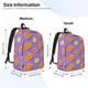 thumbnail image 2 of Disketp Yellow Lemon And Orange Mochila de Lona Estampada, Mochila Escolar de Viaje Ligera para Estudiantes y Portátil-Medium, 2 of 5