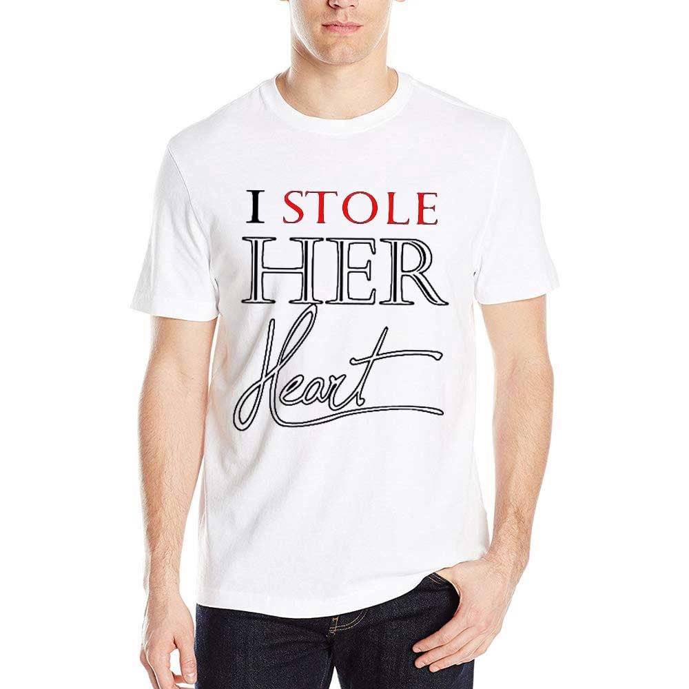 Queen Of Hearts Matching Couples T-Shirts For Him & Her - Perfect For Anniversaries Or Date Nights