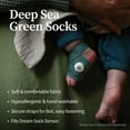 thumbnail image 5 of Owlet SKS6L21BBYH Fabric Accessory Socks for Smart Sock 3 (Deep Sea Green), 5 of 6