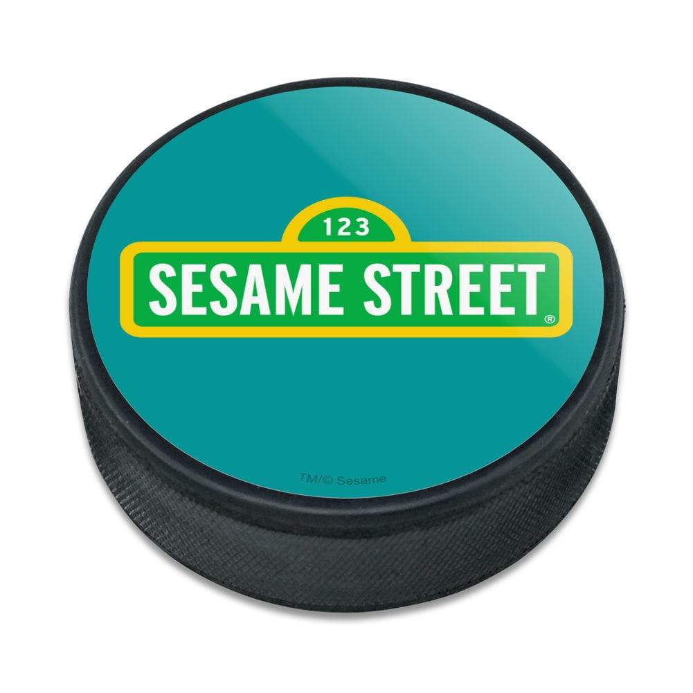 Sesame Street Logo Ice Hockey Puck