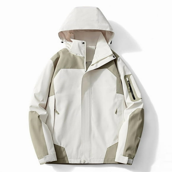 EGNMCR Long Sleeve Hooded Casual Outwear & Jackets Women's Spring And Fall Thin Fashion Waterproof And Windproof Jacket Coat Women polyester jacket