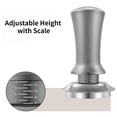 thumbnail image 5 of Tamper de Café Profundidad Ajustable con Escala 30 Lb Espresso Springs Apisonamiento Calibrado Base de Acero Inoxidable Negro 58 Mm, 5 of 5