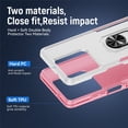 thumbnail image 6 of For Motorola Moto G Play 2025 Case With 360° Rotation Metal Ring Holder【Magnetic Car Mount】Shockproof Rugged Full Body Protection Heavy Duty Dust/Drop Proof Cover Case​,White,For Moto G Play 2025, 6 of 9