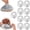 Light Ashy, variant on 90Pieces Aluminum Foil Food Covers - Insulation Cover for Kitchen Dishes, Warmth Retention, Reusable and Stretchable, Fits Plates, Bowls, and Containers