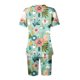 thumbnail image 4 of Puntoco Conjunto de dos piezas para mujer, camiseta de manga corta con cuello redondo y pantalones cortos de cintura alta Puntoco Puntoco-6256, 4 of 6