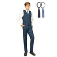 thumbnail image 2 of Gioberti Boys 5 Piece Vest and Pants Set with Shirt and Ties, 2 of 5