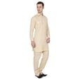 thumbnail image 3 of Mens Indian Pakistani Bollywood Designer Cotton Linen Pathani Suit Salwar Sets, 3 of 4