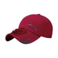 thumbnail image 2 of dgysar Adult Sun Hat with Cooling Fan, UPF50+ USB Rechargeable Portable Fan Cap for Hiking and Travel Red, 2 of 5