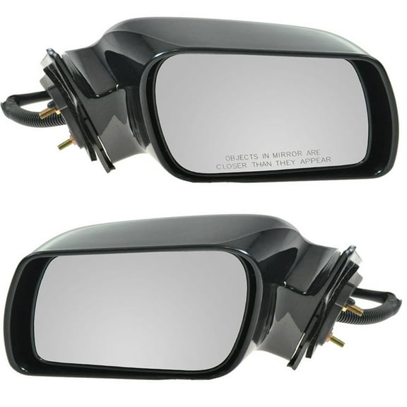 TRQ Black Power Side View Mirrors Left & Right Pair Set for 00-04 Toyota Avalon MRA04755