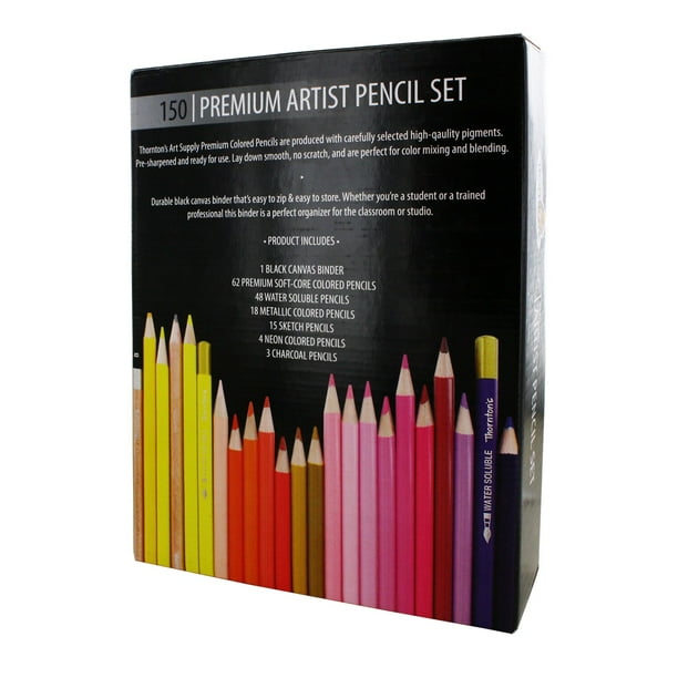 2 pack) Colored Pencil Set & Zippered Case 150/Pkg-Assorted