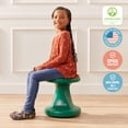 thumbnail image 6 of ECR4Kids Twist Active Wobble Stool, 14in Seat Height, Classroom Furniture, Green, 6 of 9