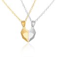thumbnail image 1 of Collar de aleación magnética con forma de corazón de amor de Jinse para parejas, colgante de piedra de los deseos, collar de corazón a corazón, cadena de clavícula con forma de corazón, cadena de or, 1 of 5