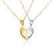thumbnail image 1 of Collar de aleación magnética con forma de corazón de amor de Jinse para parejas, colgante de piedra de los deseos, collar de corazón a corazón, cadena de clavícula con forma de corazón, cadena de or, 1 of 5