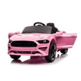 thumbnail image 1 of Mustang Style Ride On 12V Battery & Hydraulics | Leather Seat & Rubber Tires Remote Control, 1 of 5
