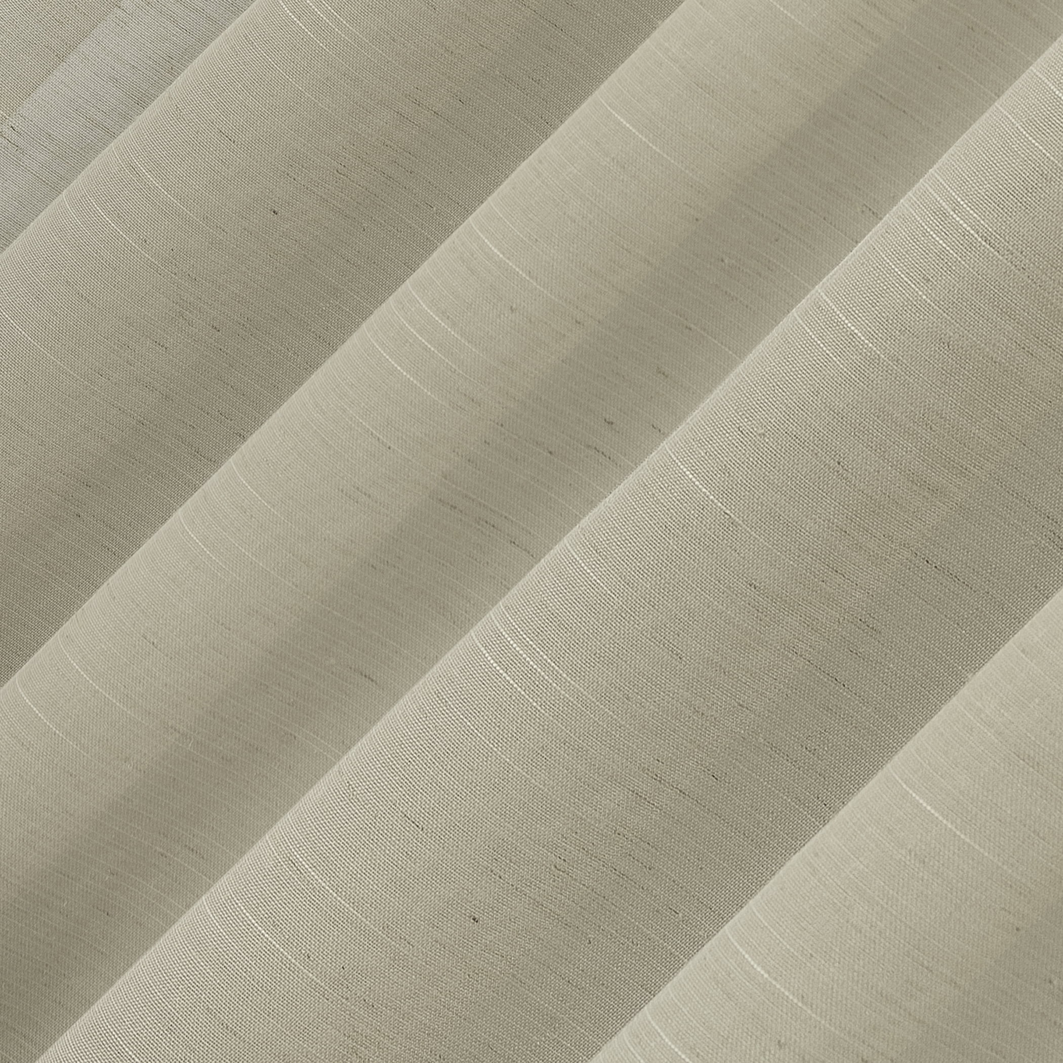 No. 918 Bethany Slub Textured Linen Blend Sheer Tie Top Curtain Panel, 50"x96", Ecru
