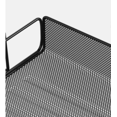 thumbnail image 5 of 2 Pieces Letter Trays/Stackable Metal Mesh Desk Tray/Multifunctional Organizer (Black),14*25*34cm, 5 of 5