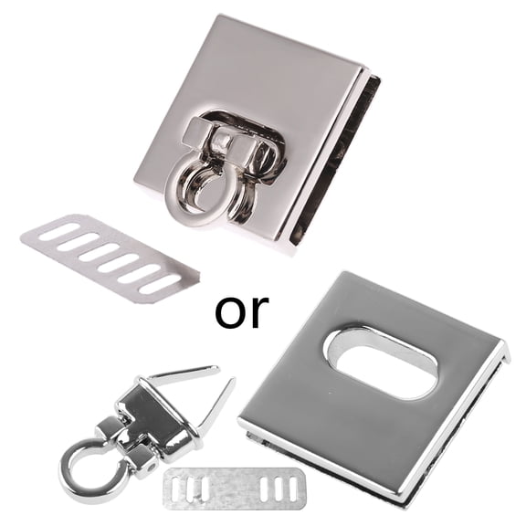 COOLHOOD Metal Twist Lock Bag for Case Clasp For Handbags Crossbody Shoulder Bag Purse