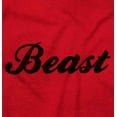 thumbnail image 2 of Beast Motivation Workout Gym Fitness Men Big & Tall Graphic Hoodie Brisco Brands 3X, 2 of 6