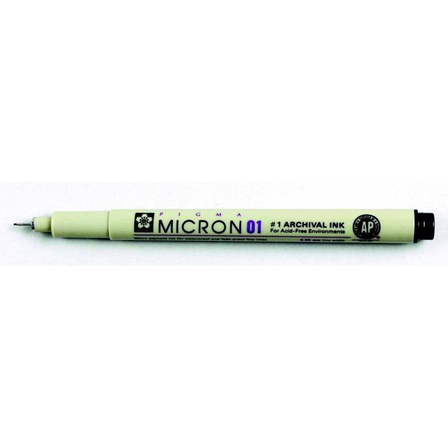 1 each Sakura Pigma Micron Pen Black XSDK01-49