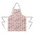 thumbnail image 2 of Doll Princess Pattern Apron-Garden Aprons for Women with Pockets-Cotton Linen Waterproof Kitchen Cooking Gardening Aprons Adjustable for Kitchen,Cooking,BBQ and Salon 33x27 Inch, 2 of 7