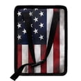thumbnail image 2 of Jeiento American Flag Car Trash Can Bin Car Trash Bag Bin with Zipper for Outdoor Traveling Vehicle Garbage Cans Front Seat Automotive Garbage Cans 4Th of July Decor, 2 of 7