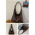 thumbnail image 5 of LAVA Women's Slouchy PU Leather Tote Bag, Large Capacity Shoulder Bag for Work & Daily Travel, 5 of 7