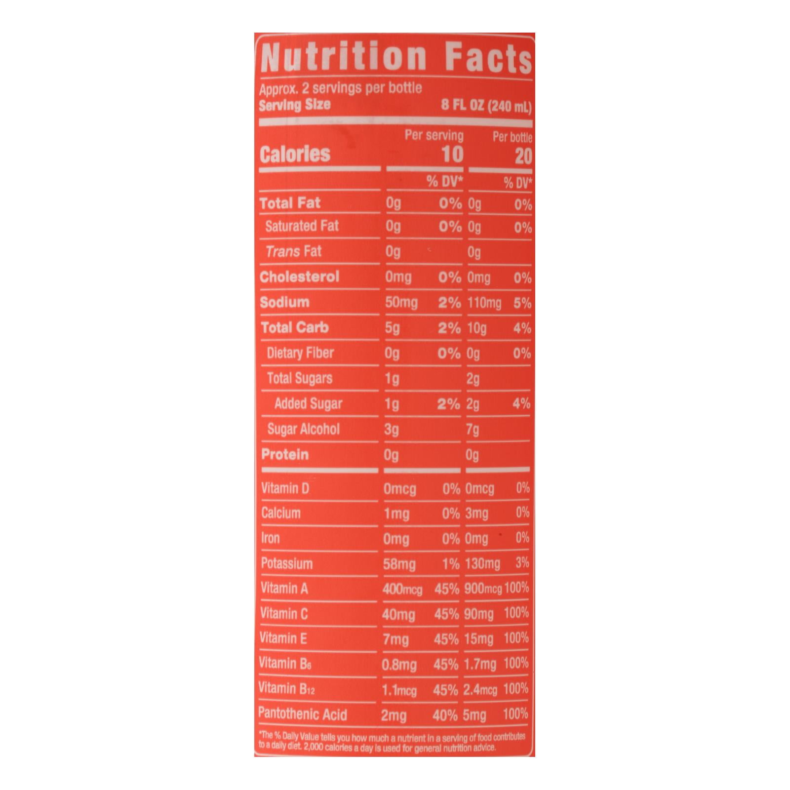 Roar Organic Georgia Peach Beverage, 18 fl oz [Pack of 12]