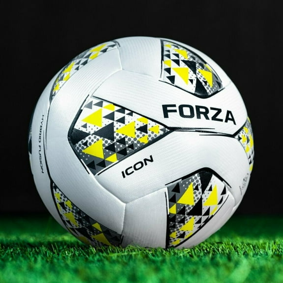 FORZA Icon Soccer Ball – FIFA Quality Certified Match Ball, Sizes 3, 4, 5 – Premium Hybrid Construction with 3D Textured Surface for Enhanced Performance