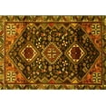thumbnail image 1 of Ahgly Company Indoor Rectangle Persian Yellow Traditional Area Rugs, 7' x 10', 1 of 4