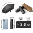 thumbnail image 5 of Sherry Travel Mini Umbrella for Purse With Case Small Compact UV Sun Protection Sun Lightweight Tiny Pocket Umbrella for Women and Men, 5 of 8