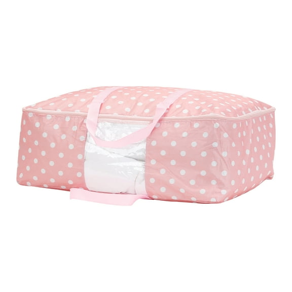 Unique Bargains 1 Pack Clothes Storage Bags Moving Bags Pink 23.5*16.5*9.5in