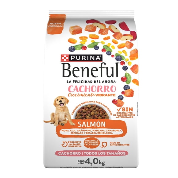 Alimento para perro Beneful Cachorros Salmón 4 kg