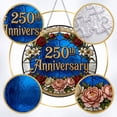 thumbnail image 4 of American Pride Acrylic Jigsaw Puzzle Suncatcher, Patriotic Flag Stained Glass Style Window Hanging, 4th of July Home Decor Gift for Family and Friends, 4 of 8